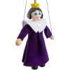 Drevená marioneta Kráľovná, 14 cm