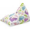 Sablio Sedací vak Dinosaury a kaktusy: 150x80 cm
