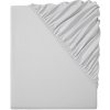 Livarno home Džersejová napínacia plachta na vrchný matrac, 180 – 200 x 200 cm (bledosivá) (100376985)