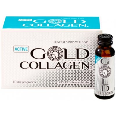 MINERVA GOLD COLLAGEN ACTIVE kolagénový výživový doplnok, 10x50ml