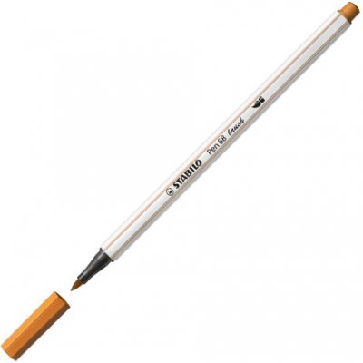 STABILO - Fixa Pen 68 Brush, hnedá