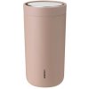 Stelton Termohrnček Stelton GO CLICK 200ml šedoružový