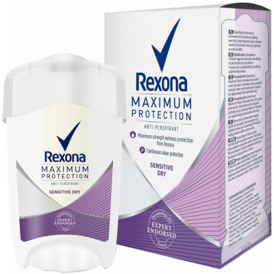 Rexona Maximum Protection Sensitive Dry Deo krém 45 ml