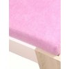 HOD (D) Plachta Froté Ružová Bavlna+Elastan Varianty rozmerov Rozmer: 160 x 200