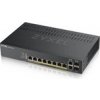 Zyxel GS1920-8HPV2 10-port Smart Managed PoE Switch Switch, 8x gigabit RJ45, 2x gigabit RJ45/SFP, 130W pro PoE GS1920-8HPV2-EU0101F