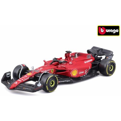 Bburago Formula F1 Ferrari Scuderia F1-75 2022 nr.16 Charles Leclerc with driver 1:43