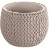 PROSPERPLAST Kvetináč s vkladom SPLOFY BOWL 18 cm mocca