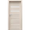 PORTA Doors SET Rámové dvere VERTE HOME H.2 so sklom, fólia Orech bielený + zárubeň PD-VER-H2_ORECHBIEL