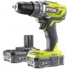 Ryobi R18DD3-220S aku 18 V kompaktnej skrutkovač/vŕtačka + 2x 2Ah batéria + nabíjačka ONE + 5133003348