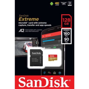 SanDisk microSDXC UHS-I U3 128GB SDSQXA1-128G-GN6MA