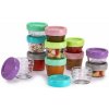 Melii Glass Food Container 6 x 118 ml + Melii Glass Food Container 6 x 59 ml