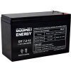 GOOWEI ENERGY Bezúdržbový olovený akumulátor OT7.2-12, 12 V, 7,2 Ah