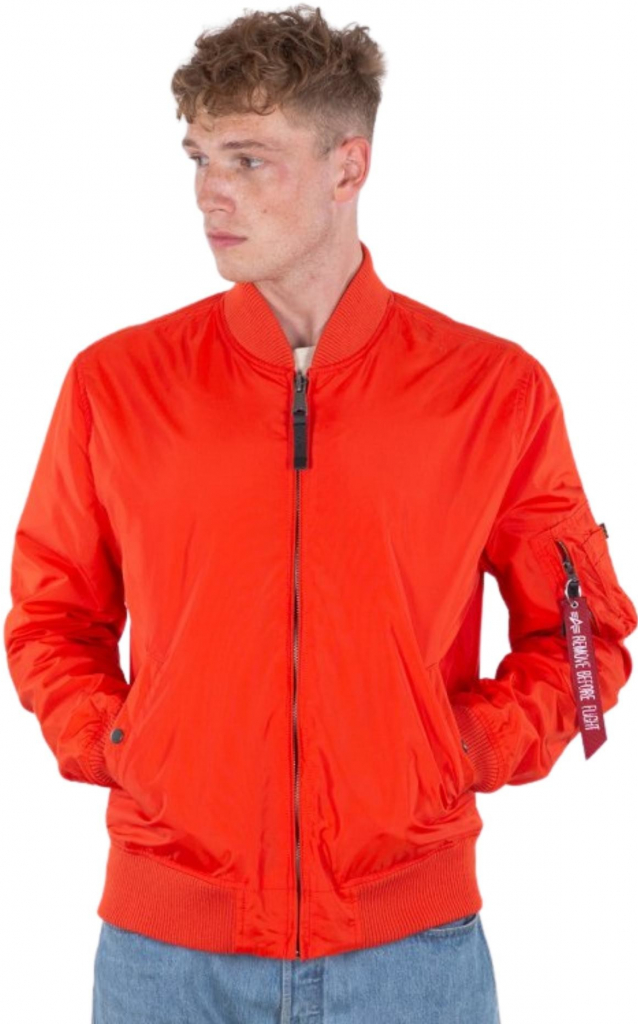 Alpha Industries MA-1 TT jacket Atomic Red