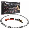 GIGA elektrický vláčik s dymiacou lokomotívou Train 1 farebný