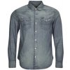 Polo Ralph Lauren Košele s dlhým rukávom CHEMISE WESTERN EN DENIM Modrá