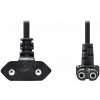 Nedis CEGL11055BK30 Napájací kábel Čierny 2 m CEE7/16 IEC 320