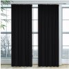 Mondo Italia Hotový záves na riasiacej páske Heaven čierny Čierna 140x250 cm