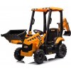 LEAN CARS Elektrický traktor JCB BDM-0960A - žltý - 2x45W- 12V10Ah - 2026