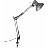 Stolová lampa s ohýbateľnou konštrukciou/s klipom v striebornej farbe (výška 73,5 cm) Tajo – Trio