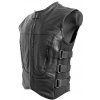 Kožená vesta - suchý zip 3010 8XL