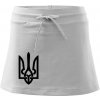 Ukrajina trojzubec veľký - Športová sukne - two in one - M ( Biela )