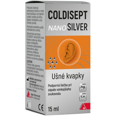 Coldisept nanoSilver ušné kvapky 15ml