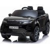 Beneo elektrické autíčko Range Rover Evoque Jednomiestne Kožené sedadlá MP3 Prehrávač s prípojkou USB/SD Pohon 4x4 Batéria 12V10AH EVA kolesá Odpružené nápravy Kľúčové trojpolohové šta čierná