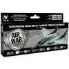 Sada akrylových farieb Vallejo Model Air Color - MiG-29 Fulcrum from 80s to present 8x17ml
