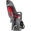 Detská sedačka na bicykel HAMAX Zenith Relax Plus adapter Grey/Red (7029775530621)