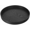 Tácka Orion - drevená, okrúhla, priemer 38 cm, čierna