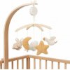 Little Dutch Hudobný kolotoč drevený Newborn Naturals