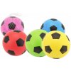 Teddies Míček fotbal guma 12cm 6 barev v síťce