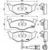 Sada brzdových platničiek kotúčovej brzdy BREMBO P 85 071
