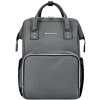 KikkaBoo Prebaľovací batoh Siena Dark Grey