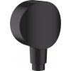 Hansgrohe FixFit S - Nástenné kolienko so spätným ventilom, čierna matná 26453670