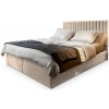 Wilsondo Manželská boxspring posteľ s úložným priestorom Murlo 140x200 - béžová