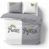 Detexpol obliečky Prince and Princess Bavlna 200x220 2x70x80