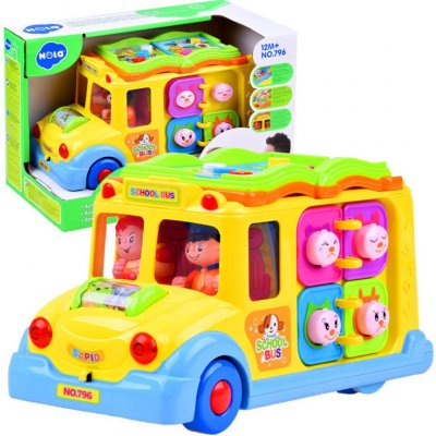 Huile Toys Interaktívny veselý autobus žltý
