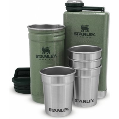 STANLEY STANLEY Darčekový set Adventure series ploskačka / butylka 250ml + panáky 4ks zelená