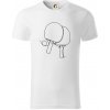Rakety na stolný tenis jedným ťahom - Tričko z organickej bavlny - 3XL ( Biela )