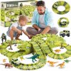 PRETEKÁRSKA DRÁHA PRE DETI NAJVÄČŠIA XXXL 269 + DINOSAURY AUTO DOPLNKY 4v1