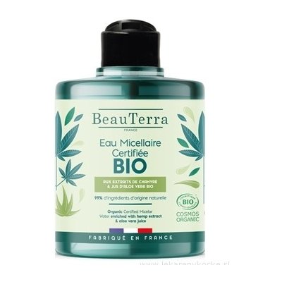 Beauterra Organic Micellar Water Aloe &Hemp 500 ml