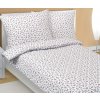 Bellatex flanel obliečky Ružička červená 140x220 70x90