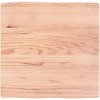 Stolová doska svetlohnedá 60x60x(2-6)cm ošetrený masív hrany