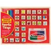 MELISSA & DOUG Drevená sada pečiatok s pastelkami 32 ks Melissa & Doug