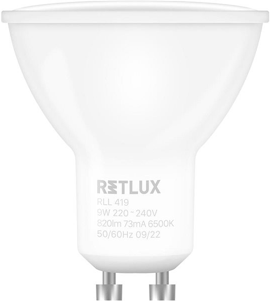 Retlux RLL 419 GU10 bulb 9W DL RLL 419 GU10 bulb 9W DL
