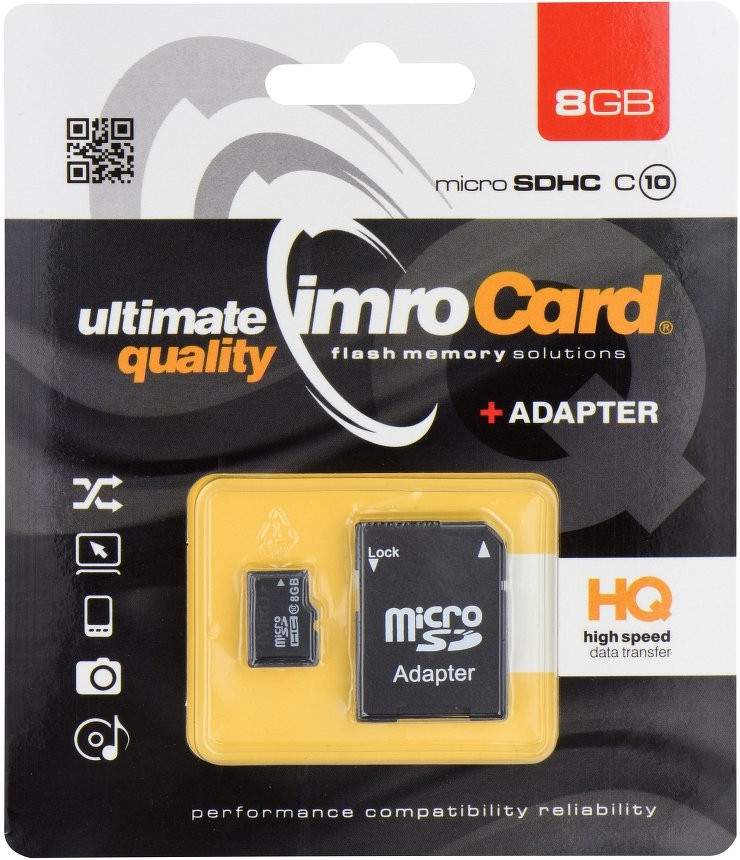 Imro microSD class 10 8GB MPK-0044-IMR-8GBXX