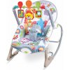 Vibračné hudobné kreslo Pepita s hračkami - sivá Pepita
