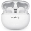 Niceboy HIVE Pins 3 ANC biela / Bezdrôtové slúchadlá / Bluetooth 5.3 (hive-pins-anc-3-w)