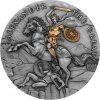 Strieborná minca 2 Oz Legendárni bojovníci - Alexandr Veľký 62,2 g